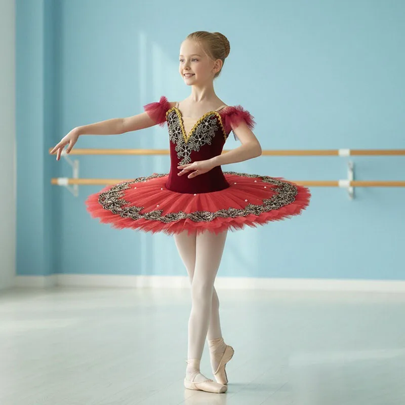 Red Swan Competition Dress with Flower Design Professional Dance Wear for Toddlers Toddler Dress
Red Swan Competition Dress with Flower Design Professional Dance Wear for Toddlers Toddler Dress