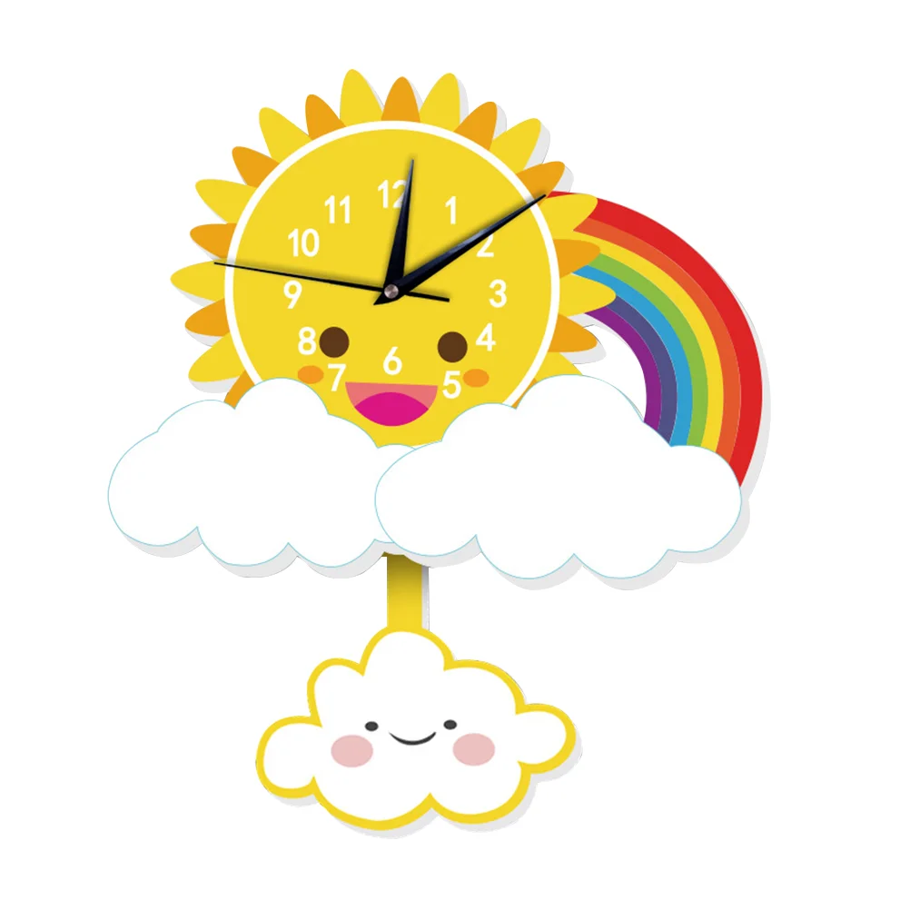 Kids Room Decor Wall Clock Digital Decorative Cartoon for Children Bedroom Creative Swing
Kids Room Decor Wall Clock Digital Decorative Cartoon for Children Bedroom Creative Swing