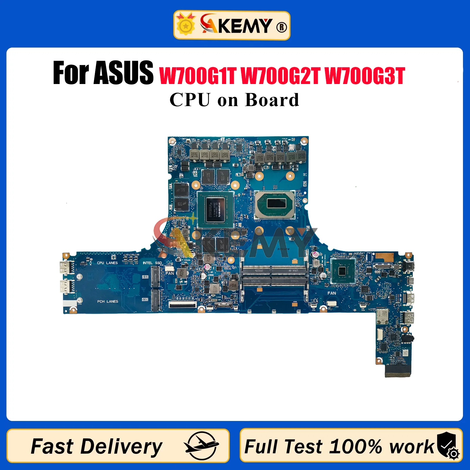 W700G3T Laptop Motherboard For ASUS ProArt W700G W700G1T W700G2T W700G3T Notebook Mainboard With CPU tests OK fast shipping stk 
W700G3T Laptop Motherboard For ASUS ProArt W700G W700G1T W700G2T W700G3T Notebook Mainboard With CPU tests OK fast shipping stk