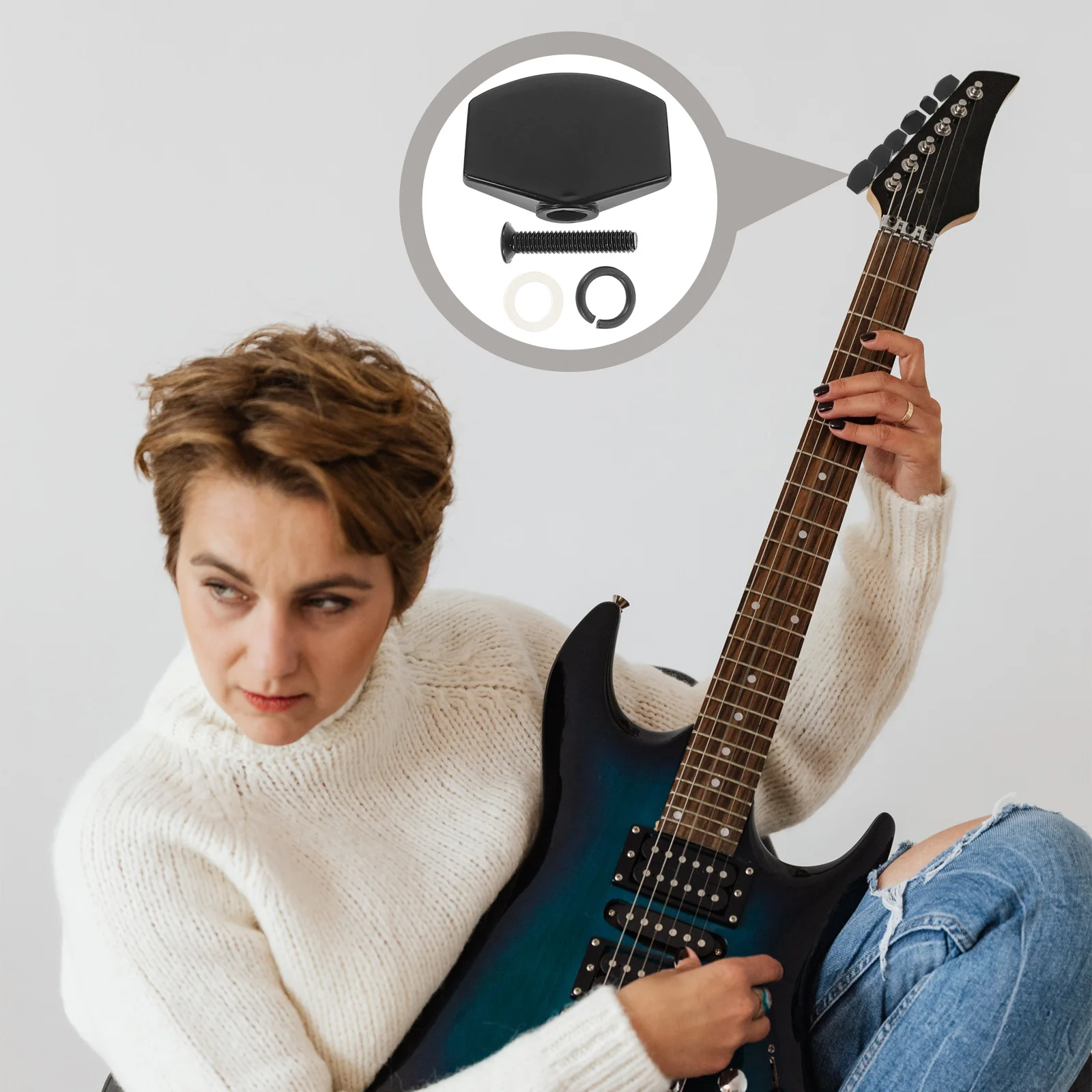 6 Sets Sturdy Metal Guitar Tuning Knobs Durable String Tuner Caps For Electric Acoustic Guitars Replacement Folk Tuner Handles
6 Sets Sturdy Metal Guitar Tuning Knobs Durable String Tuner Caps For Electric Acoustic Guitars Replacement Folk Tuner Handles
