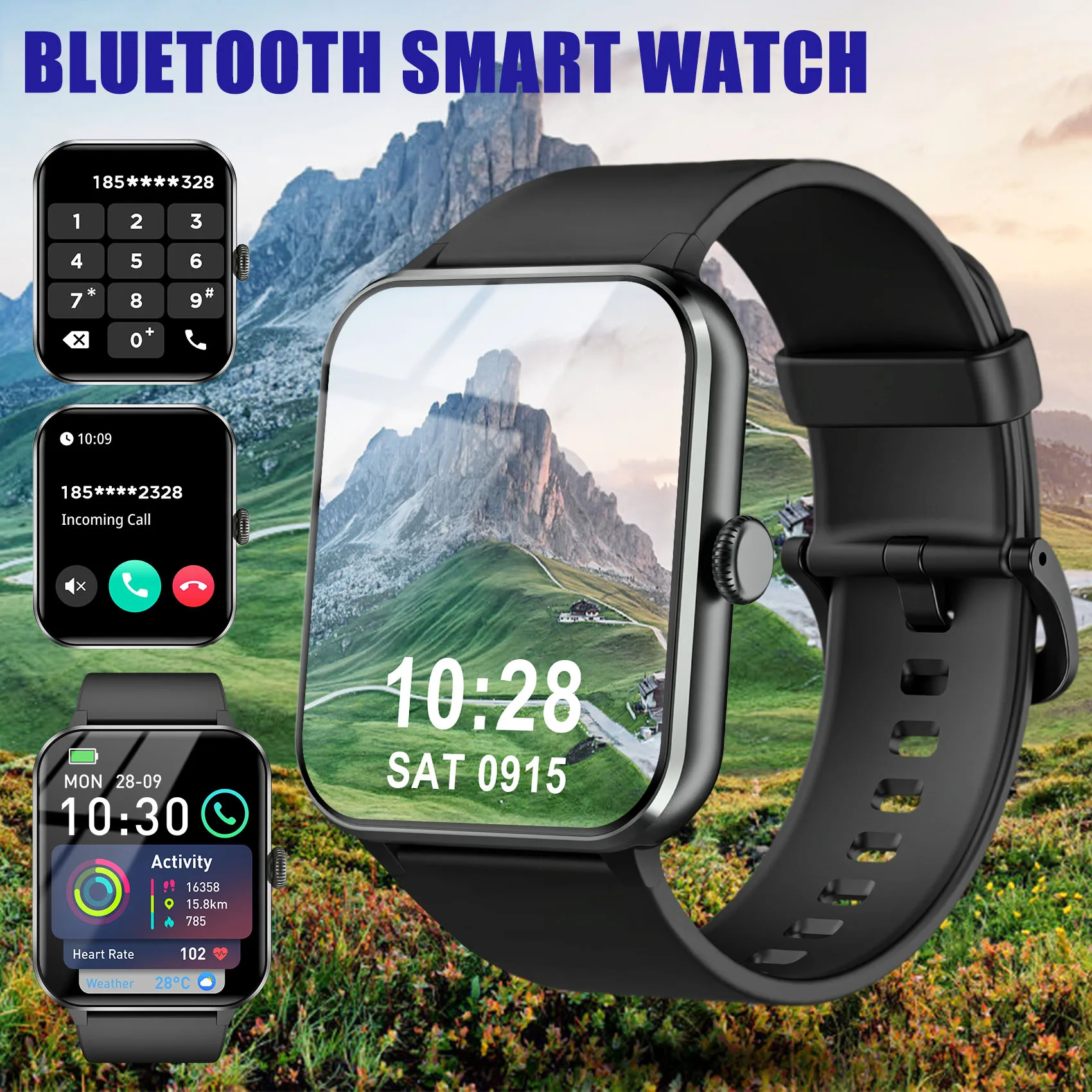 Bluetooth Calls R50 Смарт-часы для мужчин и женщин 1,85-дюймовый TFT-дисплей Смарт-часы Al Voice Assistant Мониторинг здоровья Фитнес-трекер
Bluetooth Calls R50 Смарт-часы для мужчин и женщин 1,85-дюймовый TFT-дисплей Смарт-часы Al Voice Assistant Мониторинг здоровья Фитнес-трекер