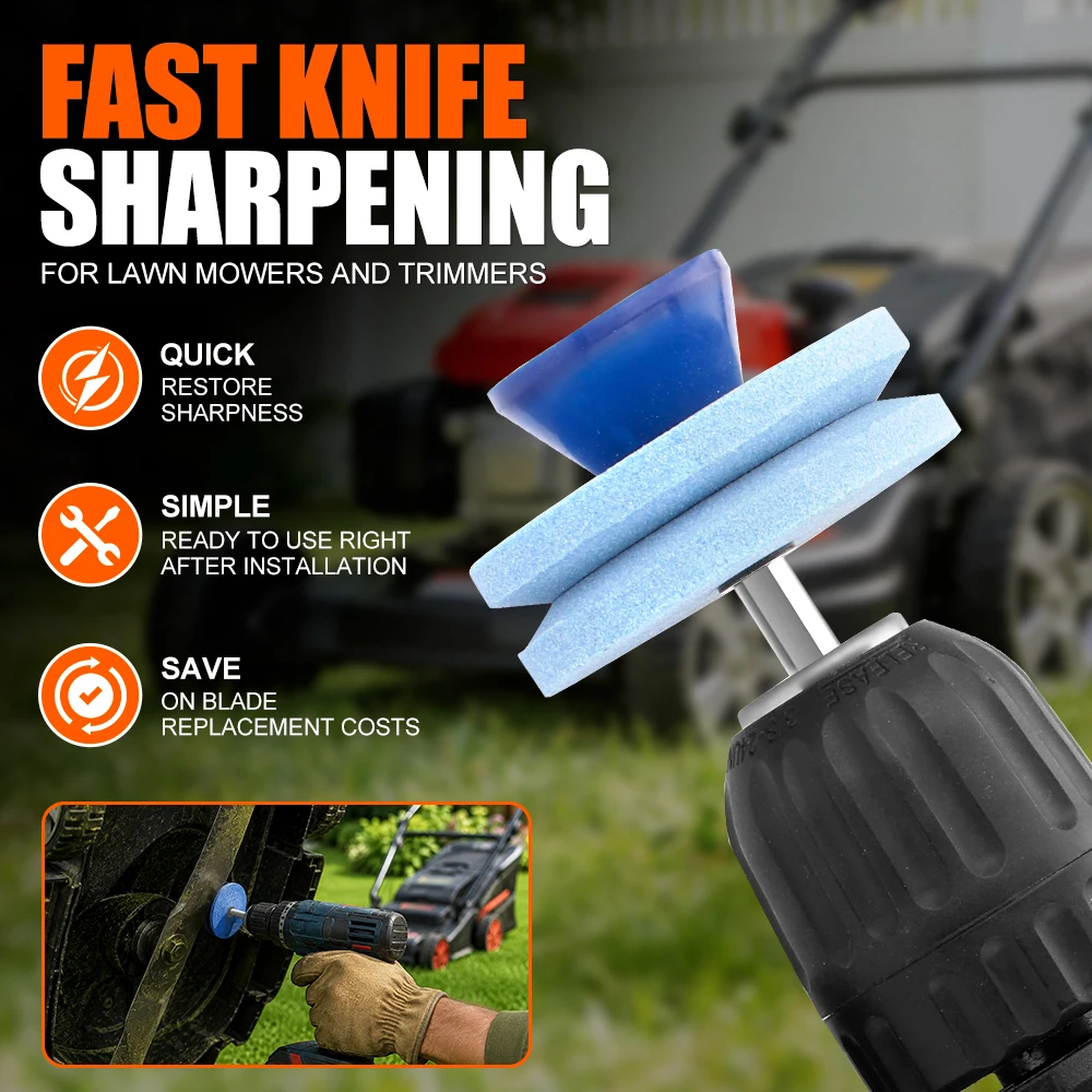 XCAN Grinding Stone Electric Knife Sharpener Lawn Mower Blade Sharpener Wear Resistant Knife Sharpener Grinding Head Tool
XCAN Grinding Stone Electric Knife Sharpener Lawn Mower Blade Sharpener Wear Resistant Knife Sharpener Grinding Head Tool