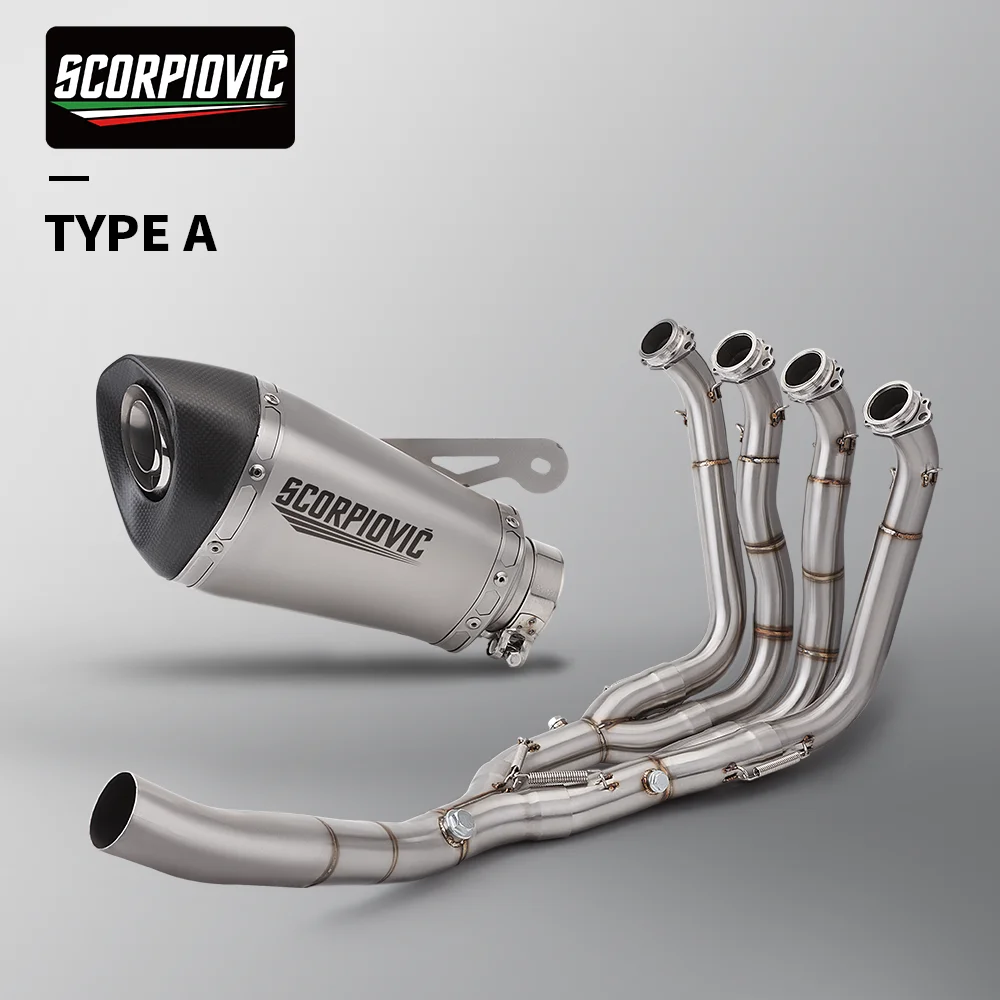 For S1000RR 2010-2018 S1000R 2010-2014 Full Systems Exhaust Motorcycle Front Pipe Escape Moto Slip on Carbon tip Muffler
For S1000RR 2010-2018 S1000R 2010-2014 Full Systems Exhaust Motorcycle Front Pipe Escape Moto Slip on Carbon tip Muffler