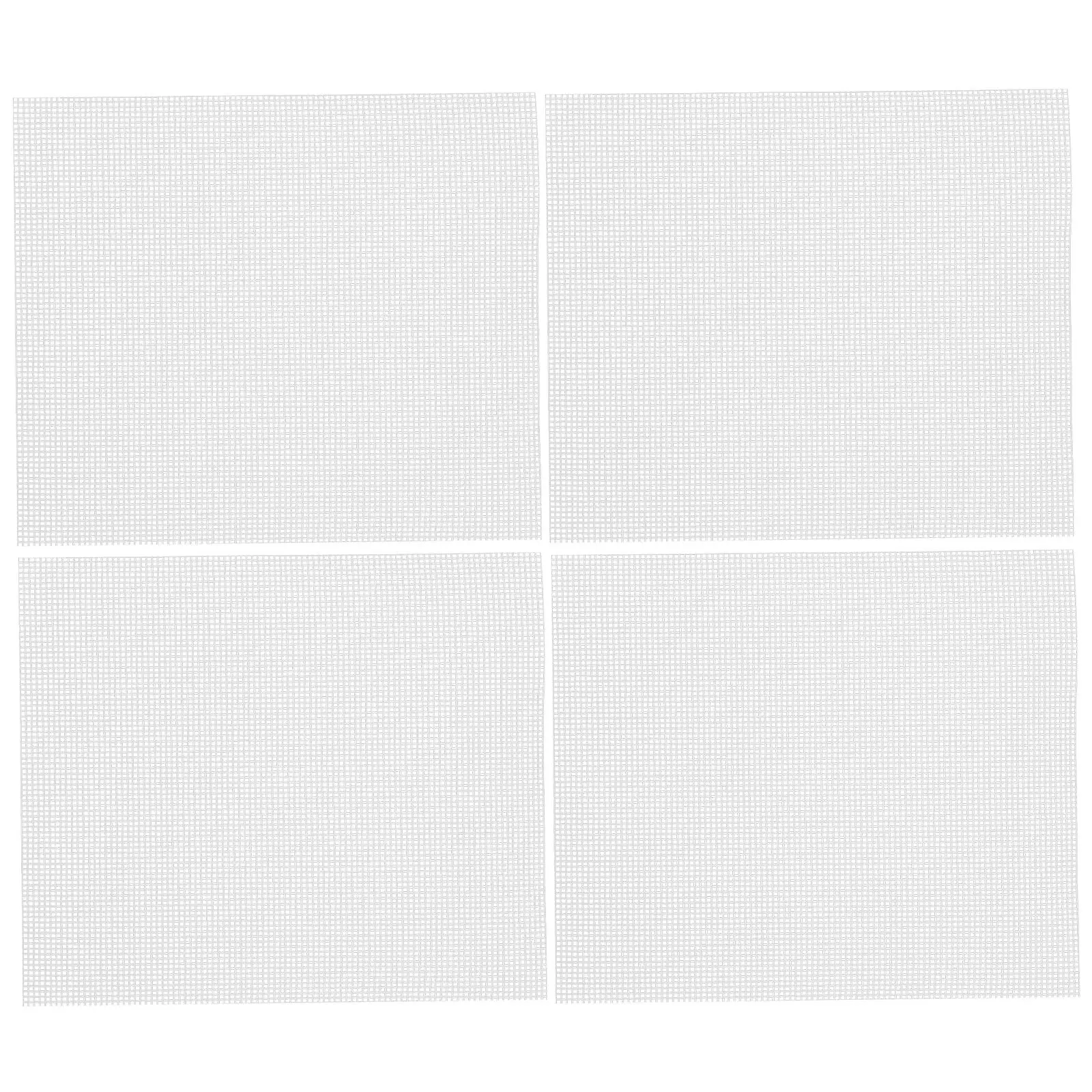 4 Pcs Plastic Canvas Sheets for Embroidery Crochet Crafting Durable Mesh Grid DIY Sewing Partition Project Material
4 Pcs Plastic Canvas Sheets for Embroidery Crochet Crafting Durable Mesh Grid DIY Sewing Partition Project Material