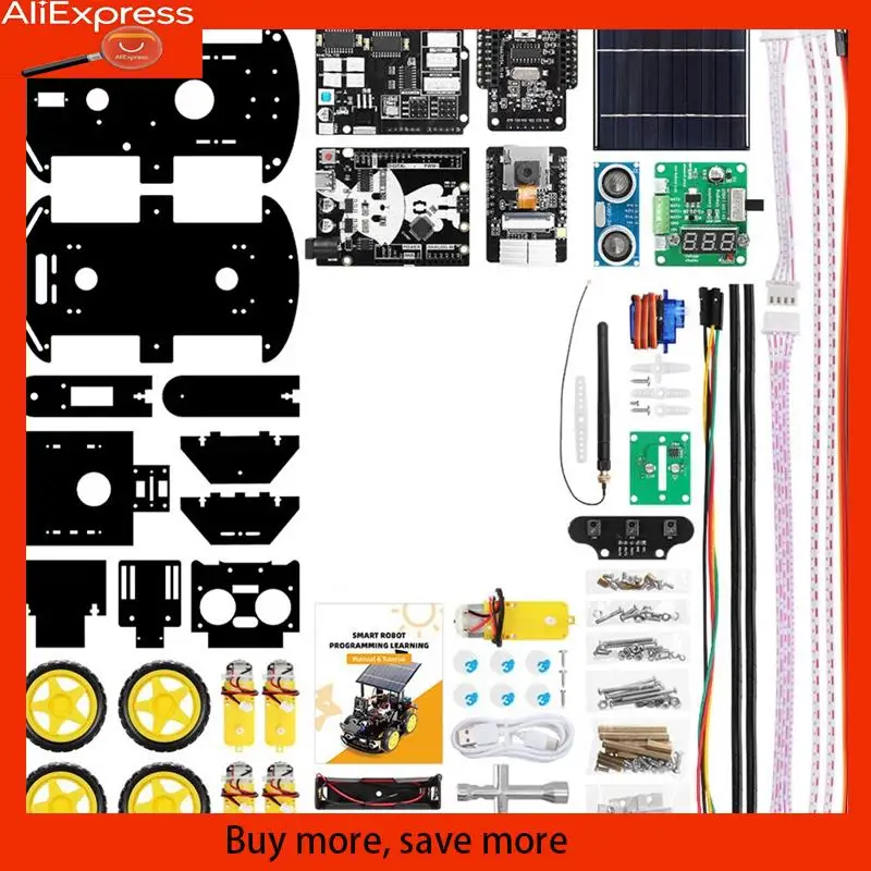 Solar Camera Programming Education Robot Car Ultrasonic Intelligent Programming Car
Solar Camera Programming Education Robot Car Ultrasonic Intelligent Programming Car