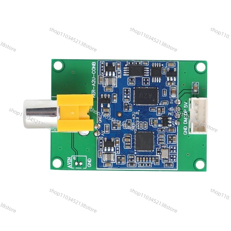 High definition analog camera input AHD to digital USB camera adapter board UVC free drive Android
High definition analog camera input AHD to digital USB camera adapter board UVC free drive Android