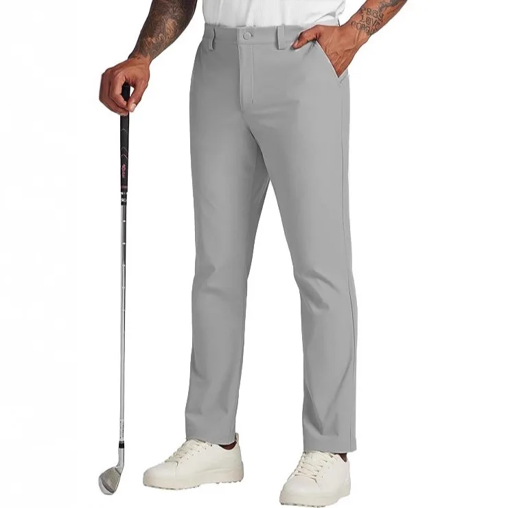 Men's Golf Pants Solid Color Casual Trousers for Work Outdoor Jogging Sports Sweatpants Lightweight Quick Dry Straight Leg Pants
Men's Golf Pants Solid Color Casual Trousers for Work Outdoor Jogging Sports Sweatpants Lightweight Quick Dry Straight Leg Pants