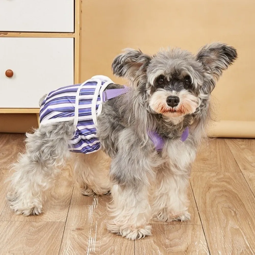 Adjustable Strap Dog Diaper Suspenders Washable Striped Design Female Dog Diapers Breathable Comfortable Pet Protective Pants
Adjustable Strap Dog Diaper Suspenders Washable Striped Design Female Dog Diapers Breathable Comfortable Pet Protective Pants