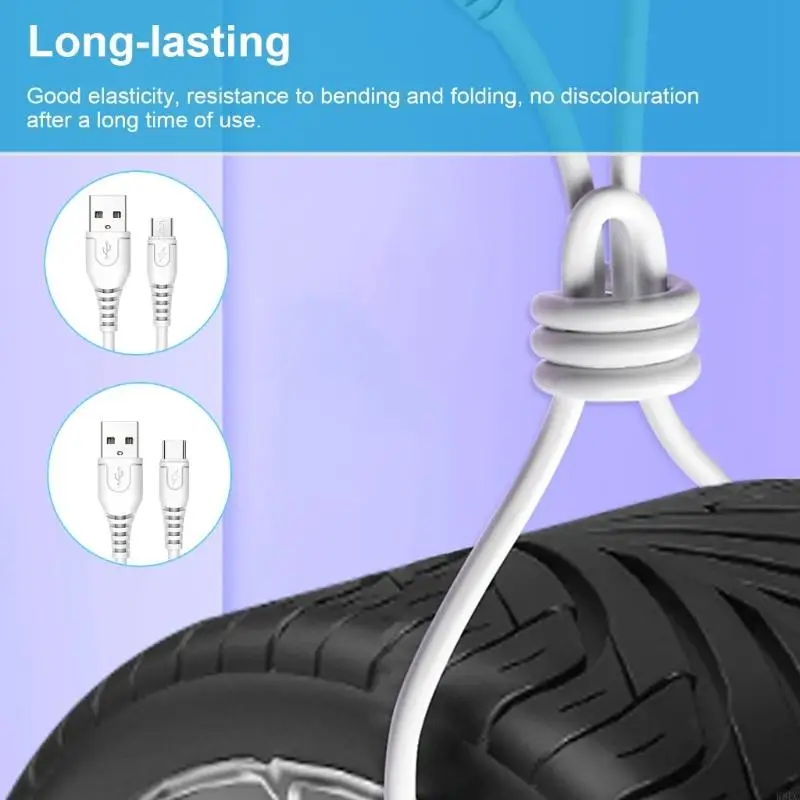 Bend-Resistant 6A Charging Cable Cord Support Fast & Data Transmission W8EC
Bend-Resistant 6A Charging Cable Cord Support Fast & Data Transmission W8EC