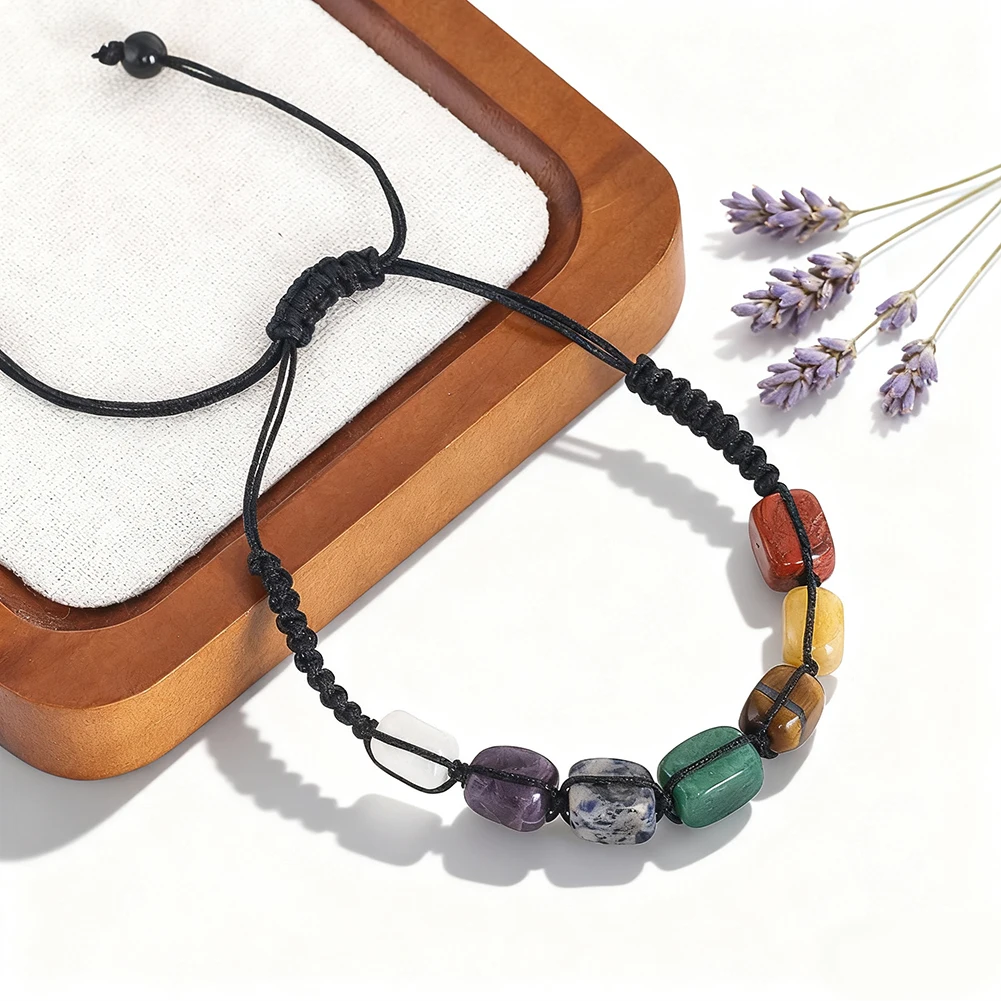 Natural Chakra Stone Bracelet Amethyst Quartz Tiger's Eye Healing Reiki Crystal Beads Statement Jewelry Gift for Men Women
Natural Chakra Stone Bracelet Amethyst Quartz Tiger's Eye Healing Reiki Crystal Beads Statement Jewelry Gift for Men Women