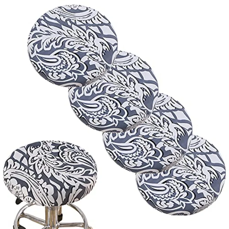ANWUCHEN Stool Covers Round, 4 Pack Stretch Round Bar Stool Covers Elastic Bar Stool Seat Covers Round Stool Cushion Slipcover
ANWUCHEN Stool Covers Round, 4 Pack Stretch Round Bar Stool Covers Elastic Bar Stool Seat Covers Round Stool Cushion Slipcover