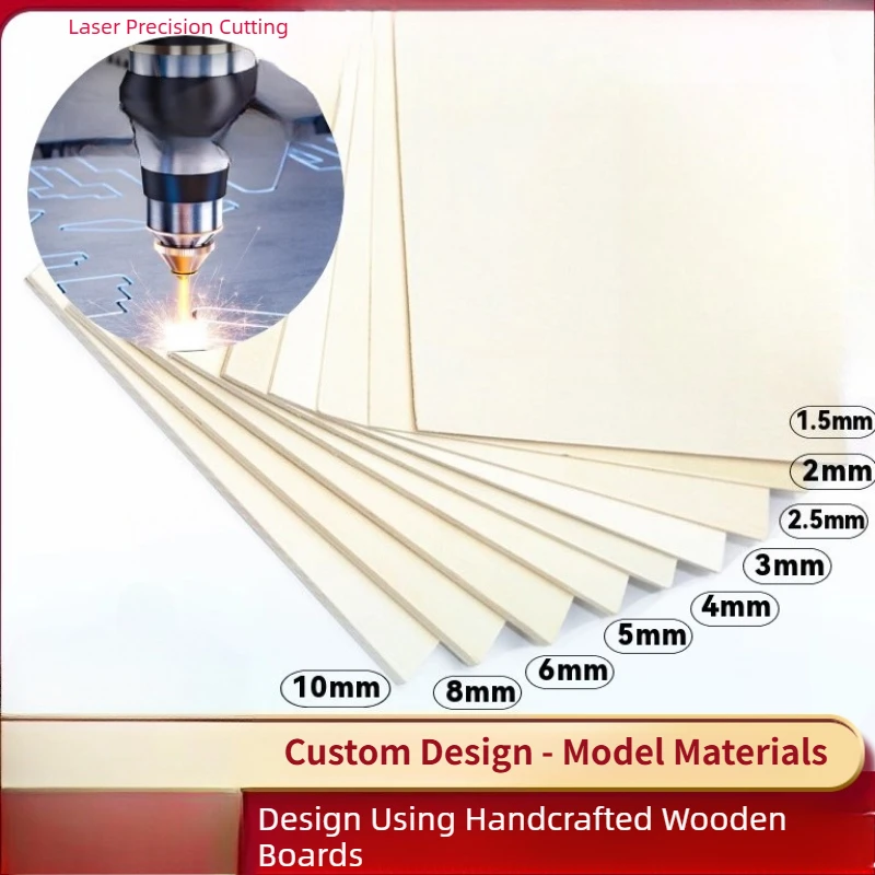 Custom Linden Plywood Board Veneer Finish Custom Size DIY Building Model Laser Cutting Wood Sheet
Custom Linden Plywood Board Veneer Finish Custom Size DIY Building Model Laser Cutting Wood Sheet