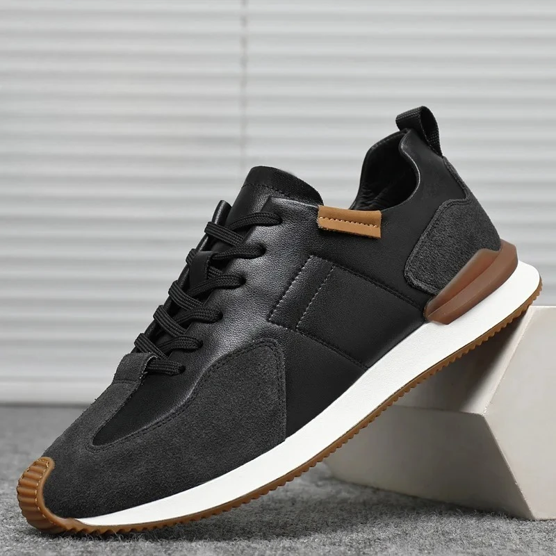 2026 New Shoes for Men Genuine Leather Casual Shoes Flat Pointed Toe Sport Shoes Street Cool Lace-up Sneaker
2026 New Shoes for Men Genuine Leather Casual Shoes Flat Pointed Toe Sport Shoes Street Cool Lace-up Sneaker