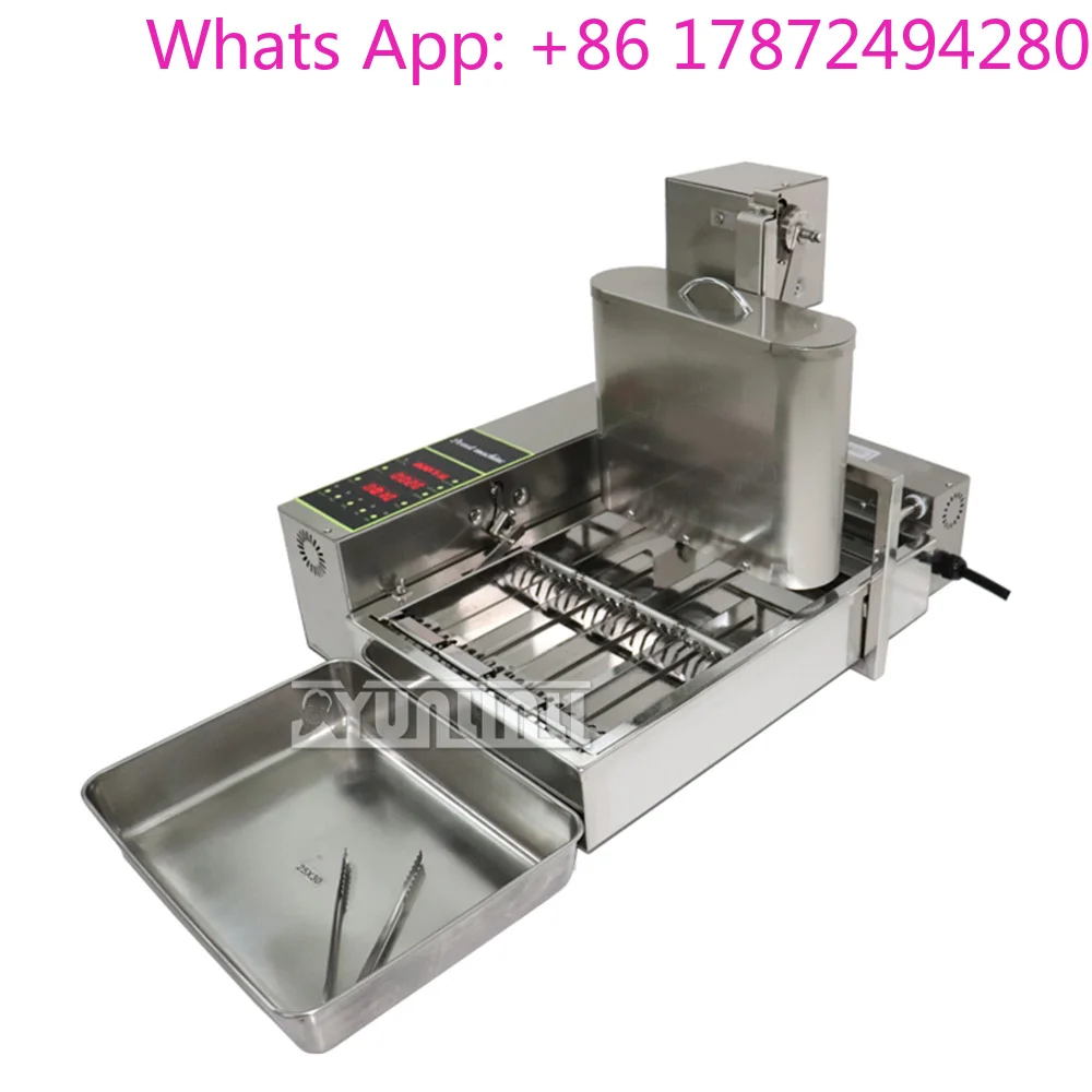 New Automatic Doughnut Maker Fryer Intelligent Donut Making Machine Production Machine Stainless Steel Constant Temperature
New Automatic Doughnut Maker Fryer Intelligent Donut Making Machine Production Machine Stainless Steel Constant Temperature