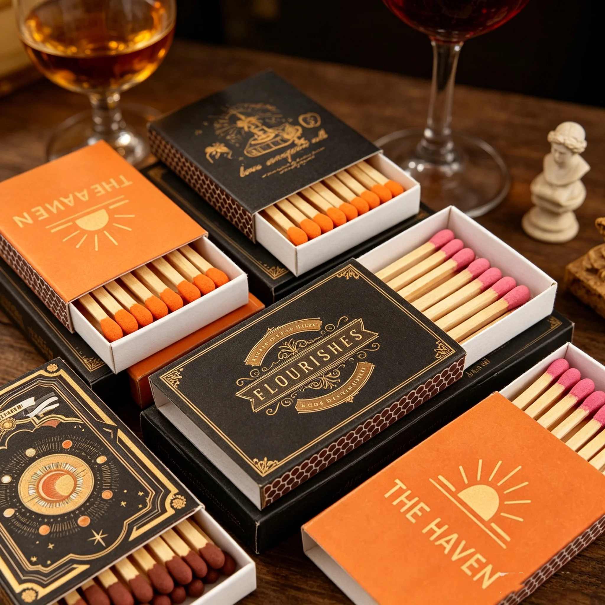 Personalized Matchboxes: Custom print any design. Perfect as unique guest favors for weddings, birthdays, parties, and special c
Personalized Matchboxes: Custom print any design. Perfect as unique guest favors for weddings, birthdays, parties, and special c