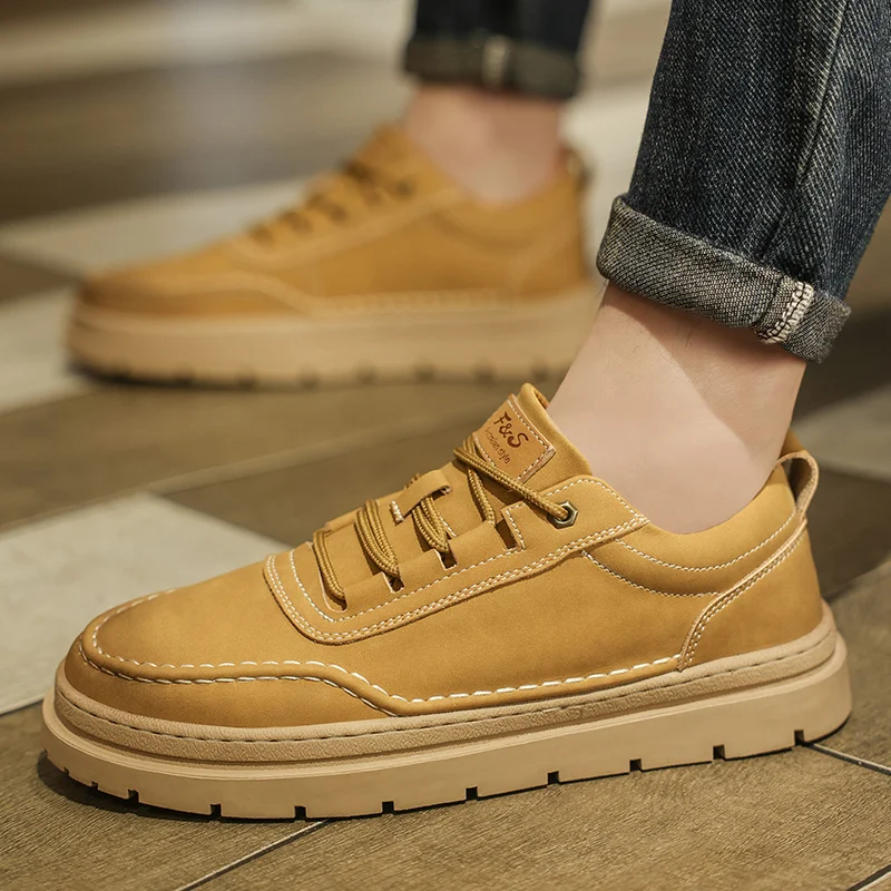 Trendy men's leather shoes Leisure fashion designer style Fashion Business Party Office Outdoor Walking Men's Board Shoes
Trendy men's leather shoes Leisure fashion designer style Fashion Business Party Office Outdoor Walking Men's Board Shoes