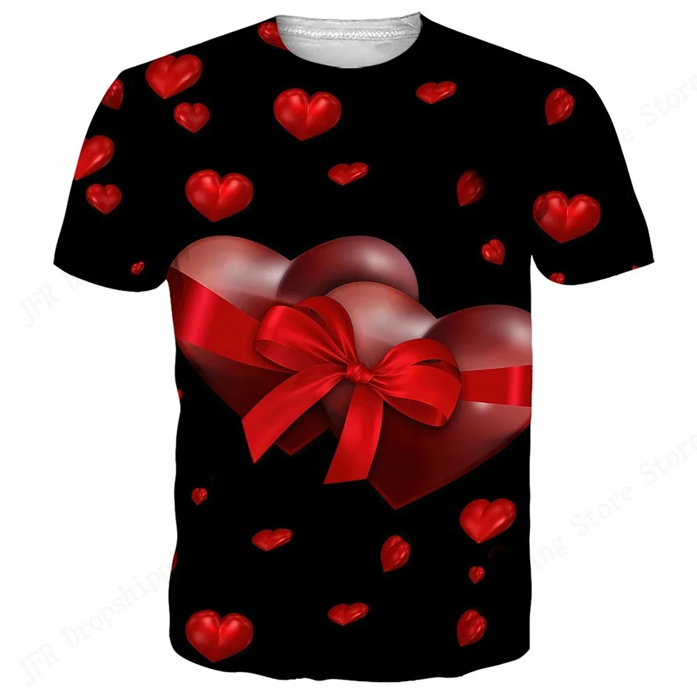 Summer New Valentine's Day Gift for Men and Women 3d Printed T-shirt Women's Fashion Casual Loose Breathable Short Sleeve T-shir
Summer New Valentine's Day Gift for Men and Women 3d Printed T-shirt Women's Fashion Casual Loose Breathable Short Sleeve T-shir