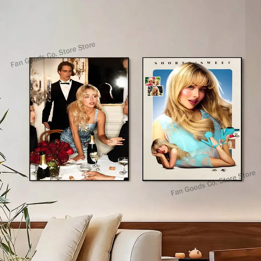 S-Sabrina Singer CarpenterS Poster Self-adhesive Art Waterproof Paper Sticker Coffee House Bar Room Wall Deco
S-Sabrina Singer CarpenterS Poster Self-adhesive Art Waterproof Paper Sticker Coffee House Bar Room Wall Deco