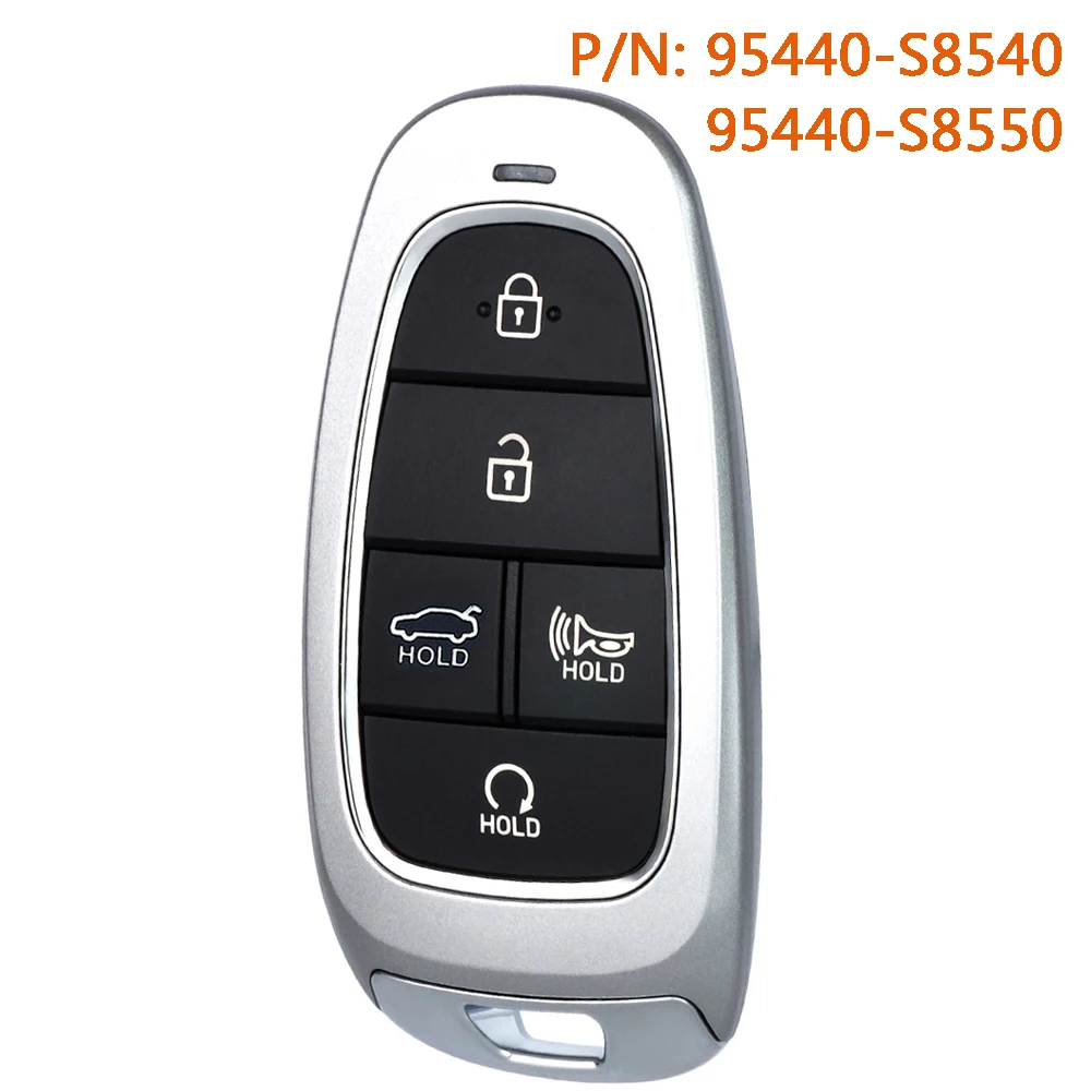 KEYECU 95440-S8550 95440-S8540 Smart Remote Key Fob for Hyundai Palisade 2022 2023 2024 2025 TQ8-FOB-4F27 433MHz 5 Buttons
KEYECU 95440-S8550 95440-S8540 Smart Remote Key Fob for Hyundai Palisade 2022 2023 2024 2025 TQ8-FOB-4F27 433MHz 5 Buttons