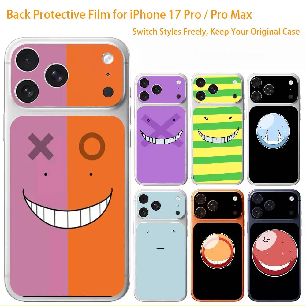 Koro-sensei Phone Case Premium Skin Wrap for iPhone 17 Pro/Max, Back Frame Camera Protective Decal (Not Case)
Koro-sensei Phone Case Premium Skin Wrap for iPhone 17 Pro/Max, Back Frame Camera Protective Decal (Not Case)