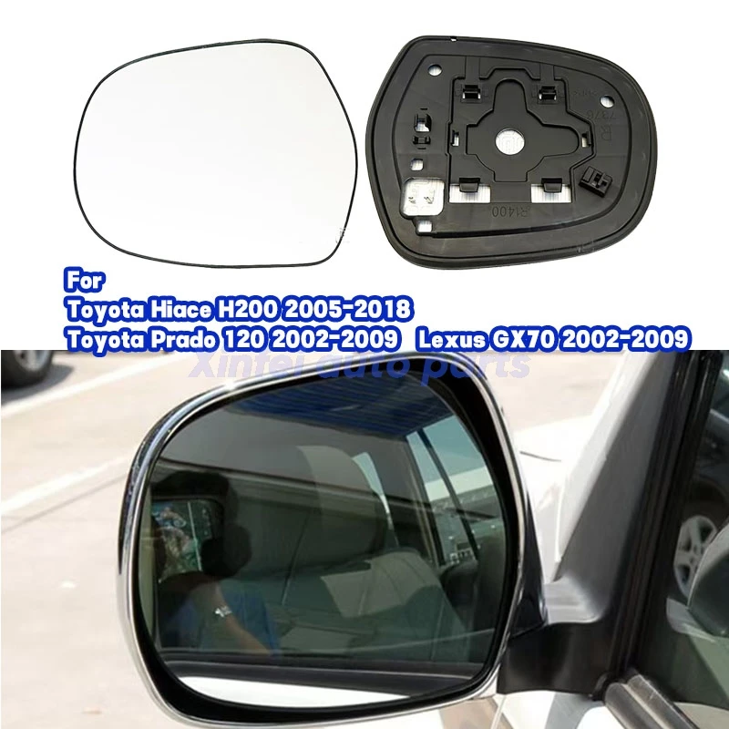 Линза бокового зеркала для Toyota Hiace H200 2005-2018 Toyota Prado 120 2002-2009 Lexus GX70 2002-2009, аксессуары для объективов дверного зеркала
Линза бокового зеркала для Toyota Hiace H200 2005-2018 Toyota Prado 120 2002-2009 Lexus GX70 2002-2009, аксессуары для объективов дверного зеркала