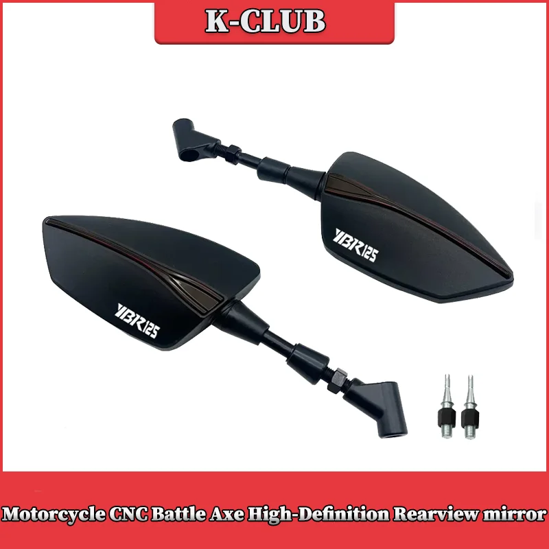 Motorcycle CNC Battle Axe Rearview Mirror High-Definition Mirror 8/10M universal screw For YAMAHA YBR125 YBR-125 All Years
Motorcycle CNC Battle Axe Rearview Mirror High-Definition Mirror 8/10M universal screw For YAMAHA YBR125 YBR-125 All Years