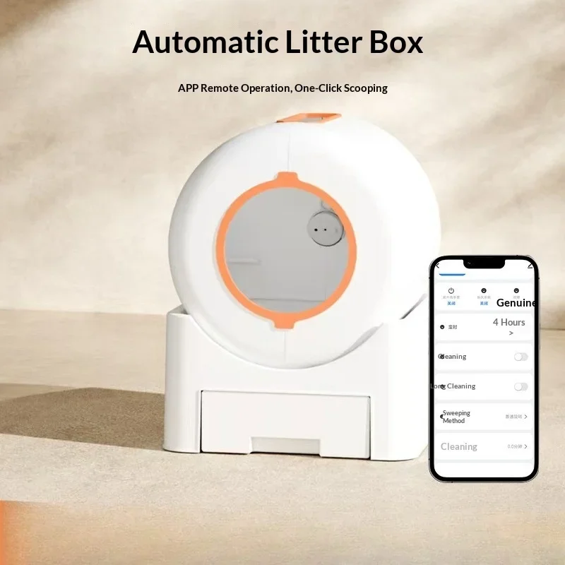 Smart Self-Cleaning Extra Large Enclosed Cat Litter Box, Electric Odor Control Anti-Splash Kitty Toilet, Automatic for Cats
Smart Self-Cleaning Extra Large Enclosed Cat Litter Box, Electric Odor Control Anti-Splash Kitty Toilet, Automatic for Cats