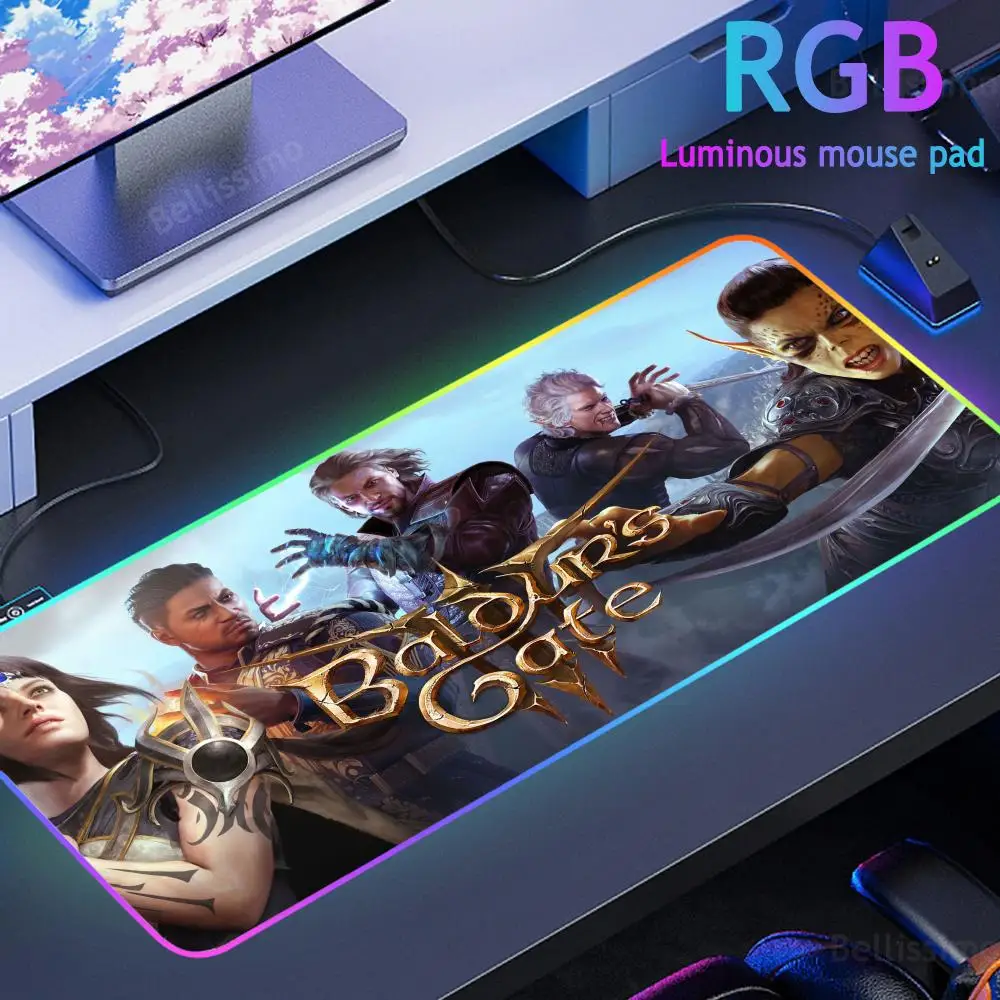 B_baldur's G_gate 3 Tapete Para Escritorio Mouse Fashion Keyboard Pad LED Large Gamer Mousepads Diy Gaming Computer Mouse Pad Er
B_baldur's G_gate 3 Tapete Para Escritorio Mouse Fashion Keyboard Pad LED Large Gamer Mousepads Diy Gaming Computer Mouse Pad Er