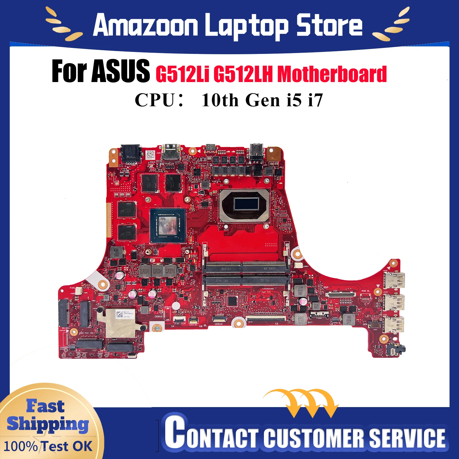 G512LI Материнская плата для ноутбука ASUS ROG Strix G15 G512LH G512L G512Li Материнская плата для ноутбука 10-го поколения i5 i7 100% тестирование OK stk
G512LI Материнская плата для ноутбука ASUS ROG Strix G15 G512LH G512L G512Li Материнская плата для ноутбука 10-го поколения i5 i7 100% тестирование OK stk