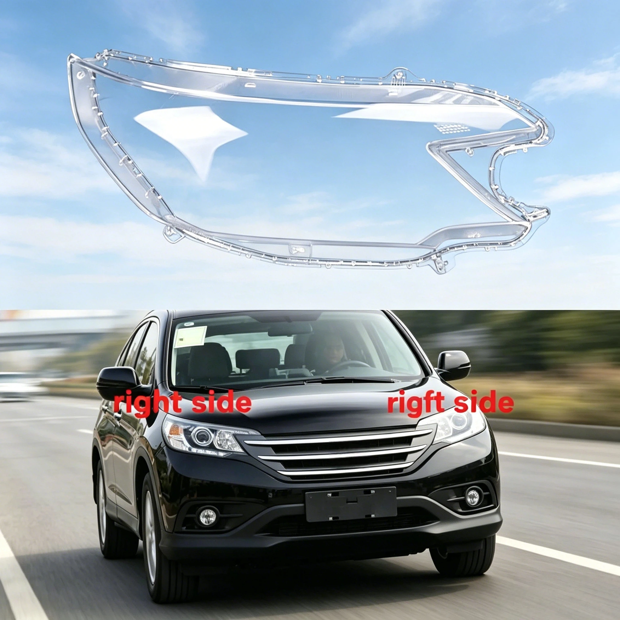 For Honda CRV CR-V 2012 2013 2014 Headlamp Housing Transparent Cover Headlight Shell Plexiglass Replace Original Lens
For Honda CRV CR-V 2012 2013 2014 Headlamp Housing Transparent Cover Headlight Shell Plexiglass Replace Original Lens