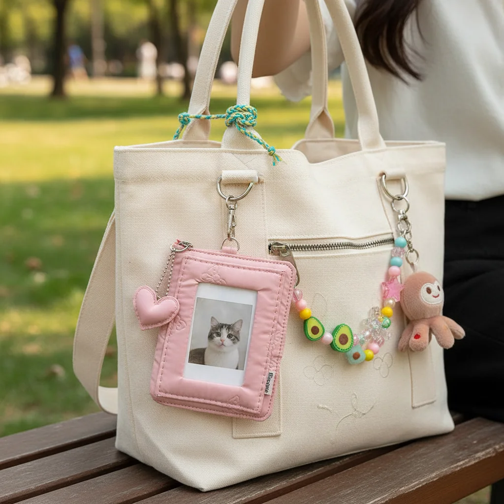 Loose-leaf Binder Korean Photocard Holder With Heart Keychain Photo Photocard Frame Picture Girl Backpack Hanging Decoration
Loose-leaf Binder Korean Photocard Holder With Heart Keychain Photo Photocard Frame Picture Girl Backpack Hanging Decoration