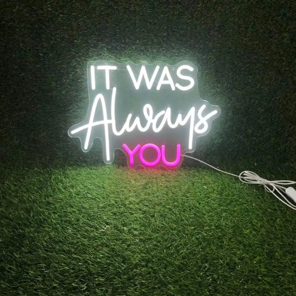 Светодиодная неоновая вывеска надпись It Was Always You для свадьбы свадебное предложение Вечеринка неоновые светильники Настенный декор Персонализированная неоновая Ночная лампа
Светодиодная неоновая вывеска надпись It Was Always You для свадьбы свадебное предложение Вечеринка неоновые светильники Настенный декор Персонализированная неоновая Ночная лампа