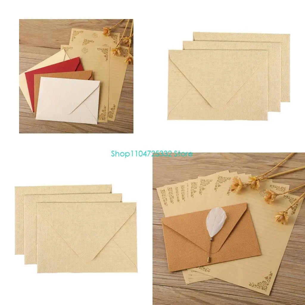 P5EA 20Pcs Quality A 5 Size Envelopes Set Linen Look Great For Special Occasions Use
P5EA 20Pcs Quality A 5 Size Envelopes Set Linen Look Great For Special Occasions Use