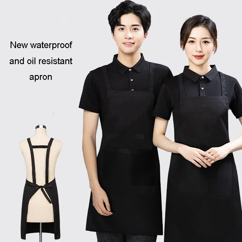 Waterproof apron with pocket adjustable strap, men and women chef aprons, suitable for cooking, baking, and dining
Waterproof apron with pocket adjustable strap, men and women chef aprons, suitable for cooking, baking, and dining