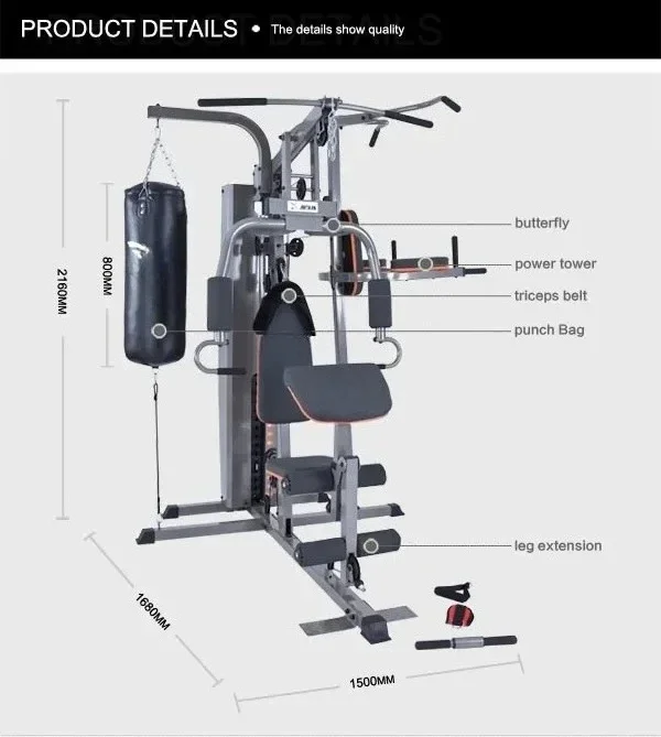 3 In 1 Multi Function Body exercise Training Muscle Home Gym
3 In 1 Multi Function Body exercise Training Muscle Home Gym