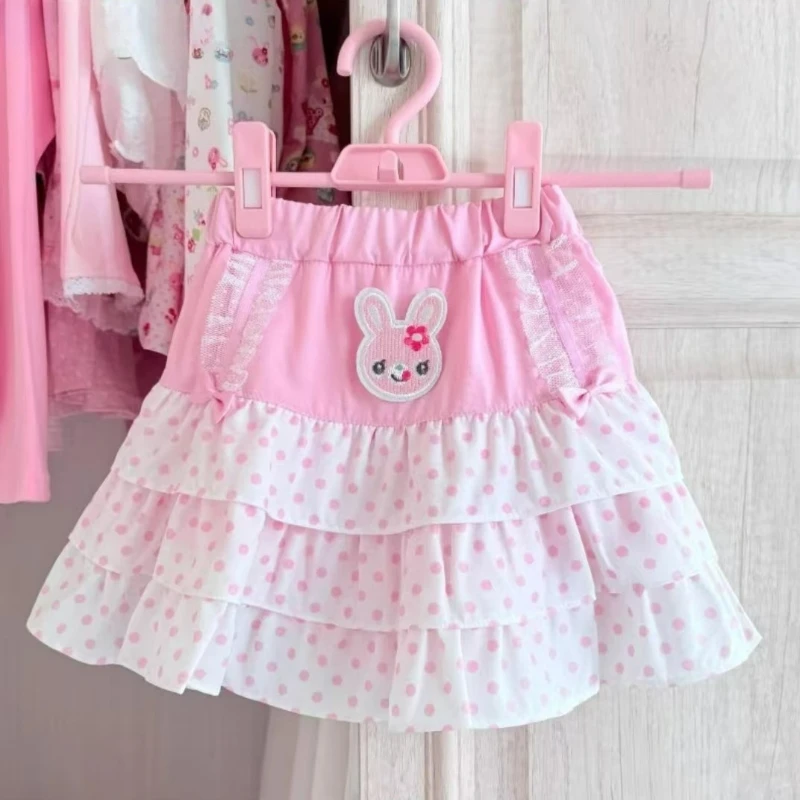 Japanese Kawaii Lolita Pleated Skirts Women Sweet Cartoon Embroidery Polka Dot Print Bow Cake Skirt Y2k Faldas Mujer Moda 2025
Japanese Kawaii Lolita Pleated Skirts Women Sweet Cartoon Embroidery Polka Dot Print Bow Cake Skirt Y2k Faldas Mujer Moda 2025