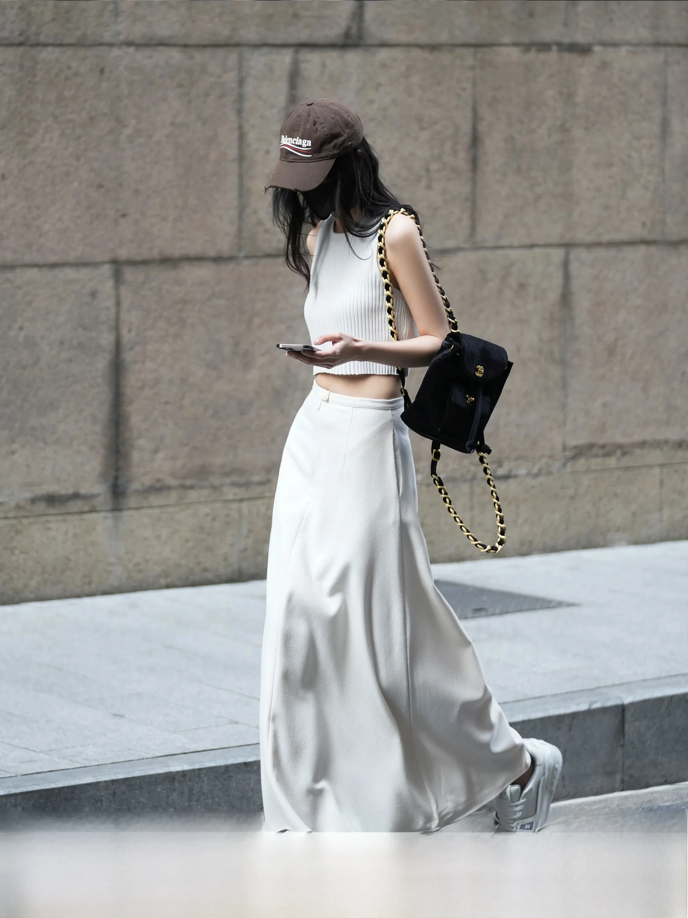 Luna7xi White High Waist A-Line Midi Skirt Women's Summer Slimming Drapey Half-length Umbrella Skirt Korean Style Commute
Luna7xi White High Waist A-Line Midi Skirt Women's Summer Slimming Drapey Half-length Umbrella Skirt Korean Style Commute