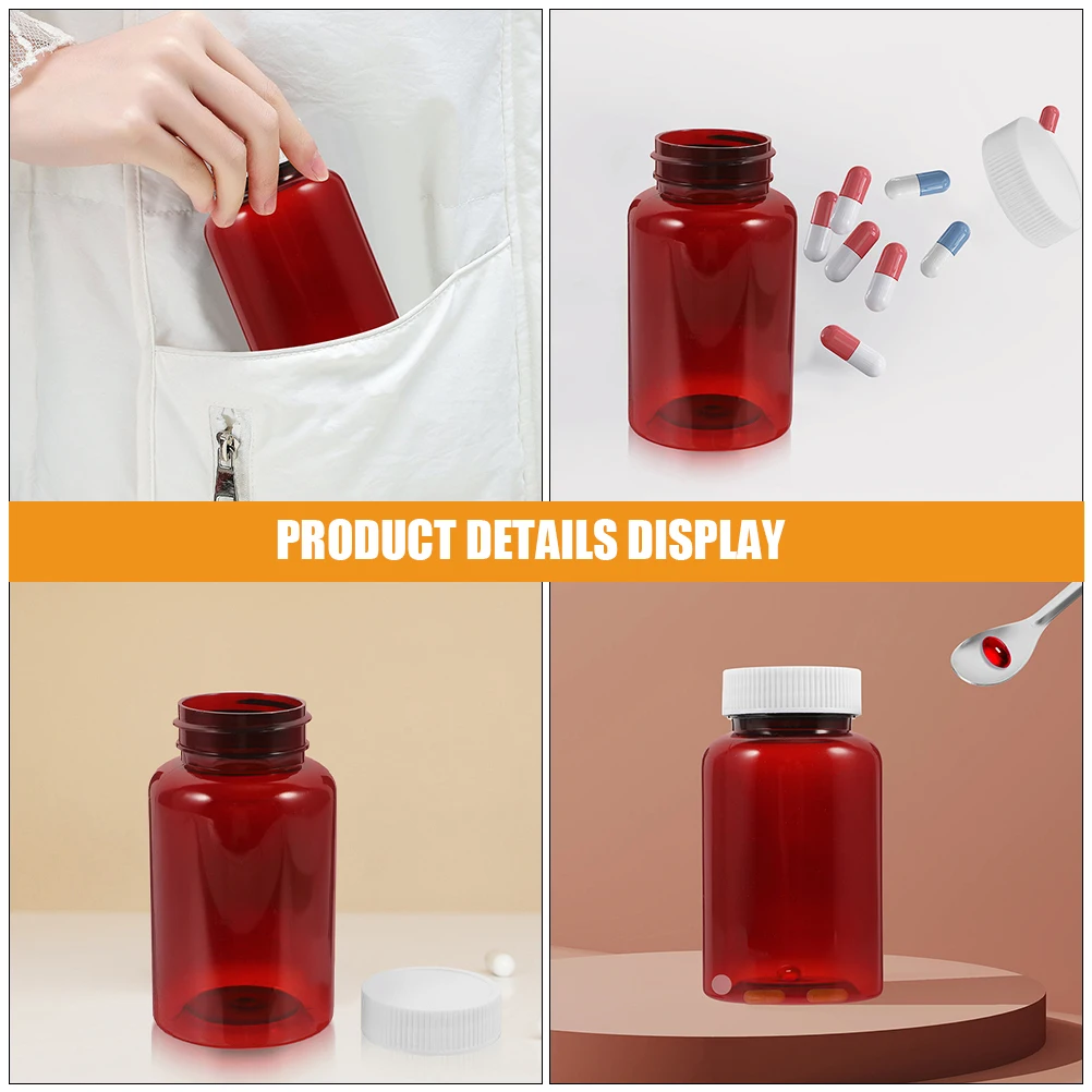 16pcs 80ml Brown Plastic Bottles Large Mouth Empty Pill Storage Containers for Liquid Samples Travel Durable PET Sealed Caps
16pcs 80ml Brown Plastic Bottles Large Mouth Empty Pill Storage Containers for Liquid Samples Travel Durable PET Sealed Caps