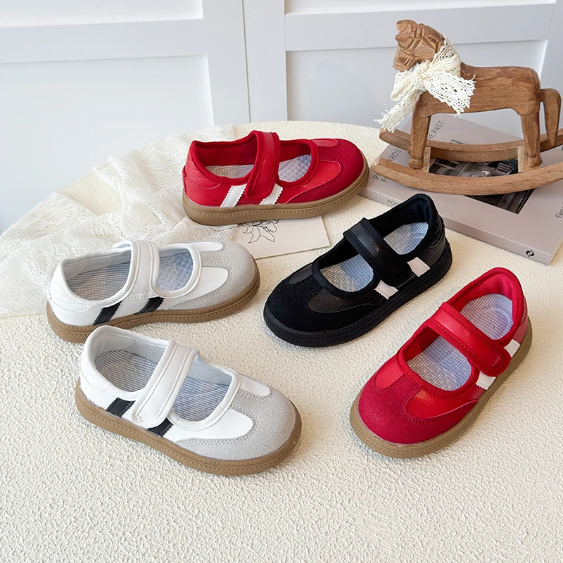 Children's Casual Sneakers for Ages 3-18 Red Boys' and Girls' All-Season Shoes White Soft-Sole Anti-Slip Training Shoes for Kids 
Children's Casual Sneakers for Ages 3-18 Red Boys' and Girls' All-Season Shoes White Soft-Sole Anti-Slip Training Shoes for Kids