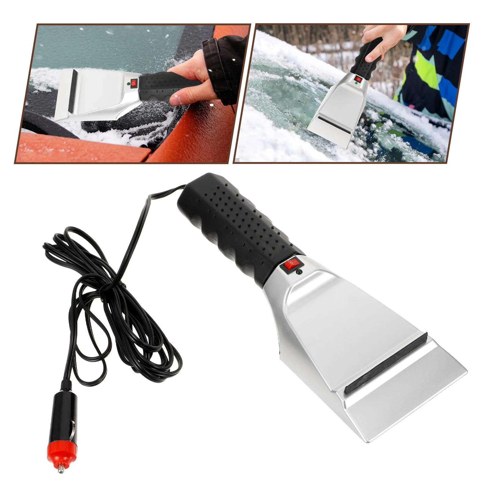 Snow Shovel Car Ice Scraper Durable Ice Remover Quick Snow Removal Heating Type Shovel Winter Deicing Tool
Snow Shovel Car Ice Scraper Durable Ice Remover Quick Snow Removal Heating Type Shovel Winter Deicing Tool