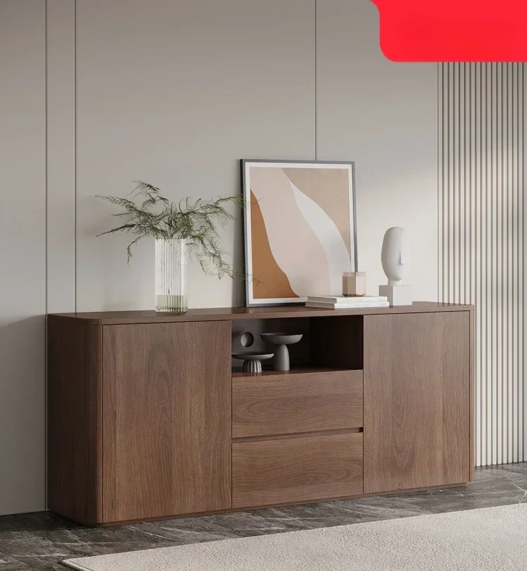Slate dining side cabinet, walnut color, minimalist storage, entrance cabinet, simple kitchen storage, Nordic living room, tea
Slate dining side cabinet, walnut color, minimalist storage, entrance cabinet, simple kitchen storage, Nordic living room, tea