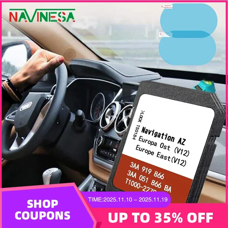 OST Europe SD Card for RNS 315 for VW Skoda Amundsen Media 2.1 2.2 Eastern V12 with Anti Fog Reaview Stickers
OST Europe SD Card for RNS 315 for VW Skoda Amundsen Media 2.1 2.2 Eastern V12 with Anti Fog Reaview Stickers