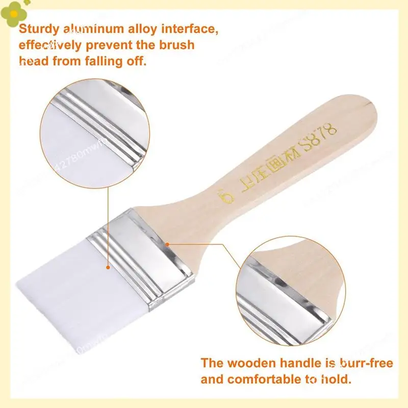 LDHL 15 шт. кисти для рисования нейлоновая кисть для рисования с плоской стеной мягкая щетина с деревянной ручкой для рисования DIY
LDHL 15 шт. кисти для рисования нейлоновая кисть для рисования с плоской стеной мягкая щетина с деревянной ручкой для рисования DIY