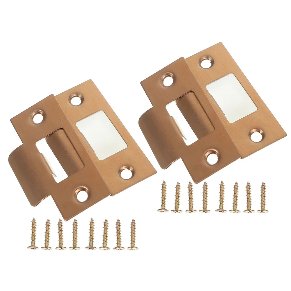 4 set 4 Sets Rose Gold Door Lock Accessories Kit T Striker Plates Deadbolt Reinforcement Covers Stainless Steel Security Fixing
4 set 4 Sets Rose Gold Door Lock Accessories Kit T Striker Plates Deadbolt Reinforcement Covers Stainless Steel Security Fixing