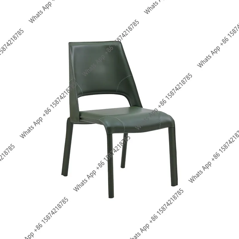 Light luxury minimalist saddle leather dining chair simple modern home back chair high-end negotiation desk chair
Light luxury minimalist saddle leather dining chair simple modern home back chair high-end negotiation desk chair