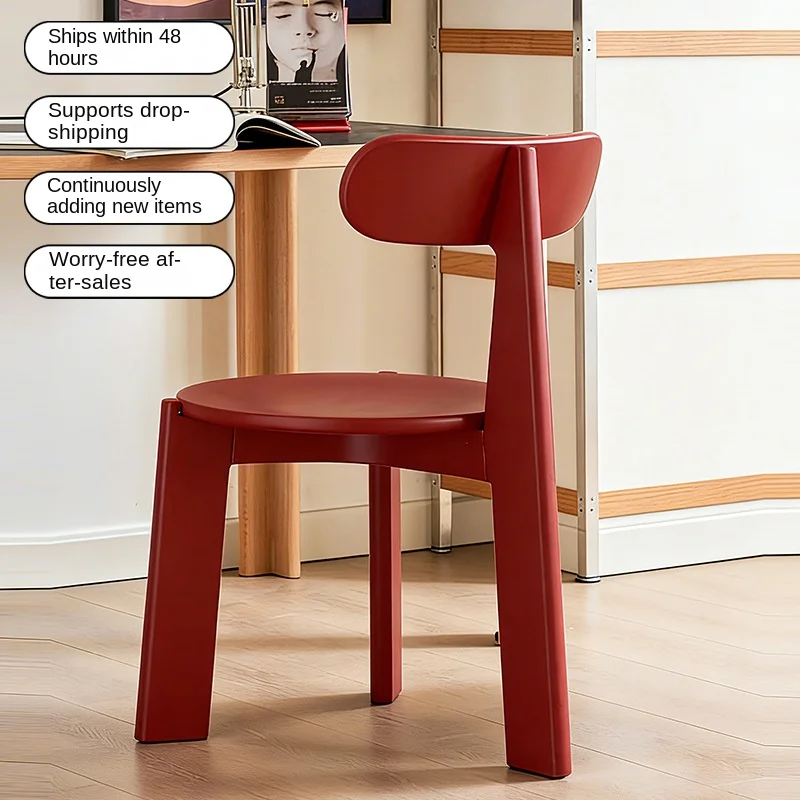 Joyllive Dining Chairs Three-legged Wooden Adult Backrest Chairs Dining Chairs Household Small-sized Dining Tables And Chairs
Joyllive Dining Chairs Three-legged Wooden Adult Backrest Chairs Dining Chairs Household Small-sized Dining Tables And Chairs