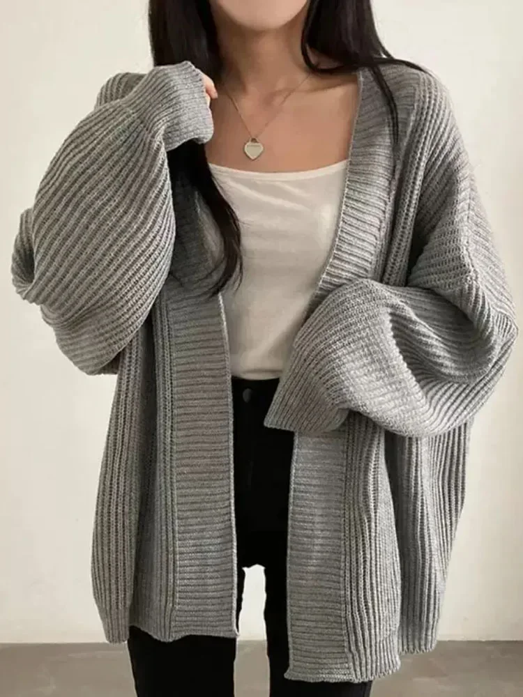 Vintage Oversize Cardigan Sweater Women Casual Loose Lazy Wind Korean Fashion Long Sleeve Lady Simple Tops Design Cardigan
Vintage Oversize Cardigan Sweater Women Casual Loose Lazy Wind Korean Fashion Long Sleeve Lady Simple Tops Design Cardigan