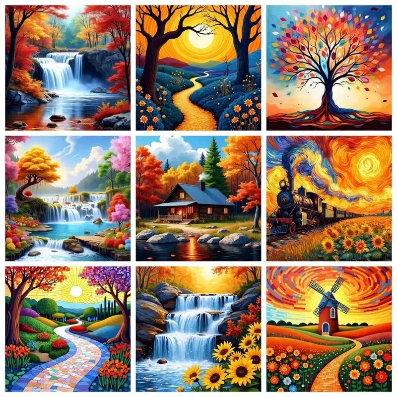 CHENISTORY Diamond Embroidery Landscape Tree 5D DIY Diamond Painting Full SquareCross Stitch Mosaic Rhinestone Home Decor
CHENISTORY Diamond Embroidery Landscape Tree 5D DIY Diamond Painting Full SquareCross Stitch Mosaic Rhinestone Home Decor