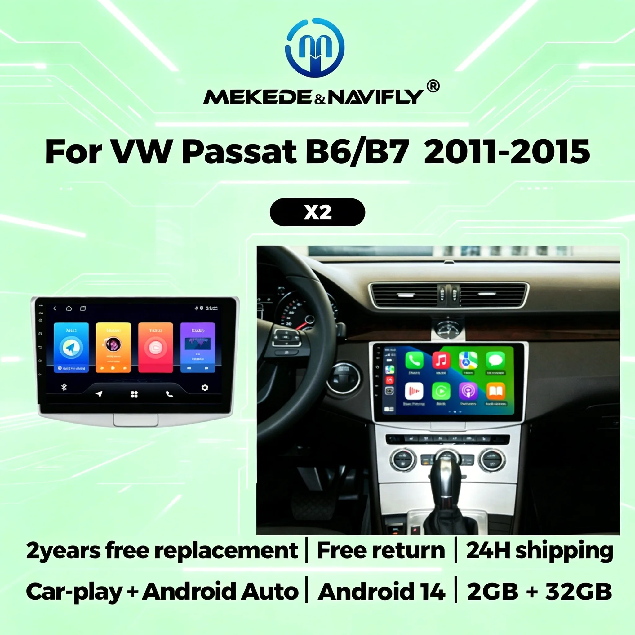 2 Din 10 Inch Car Radio HD Screen For VW Volkswagen Passat B7 CC 2010-2015 Android Auto Car Play Stereo Multimedia Video Player
2 Din 10 Inch Car Radio HD Screen For VW Volkswagen Passat B7 CC 2010-2015 Android Auto Car Play Stereo Multimedia Video Player