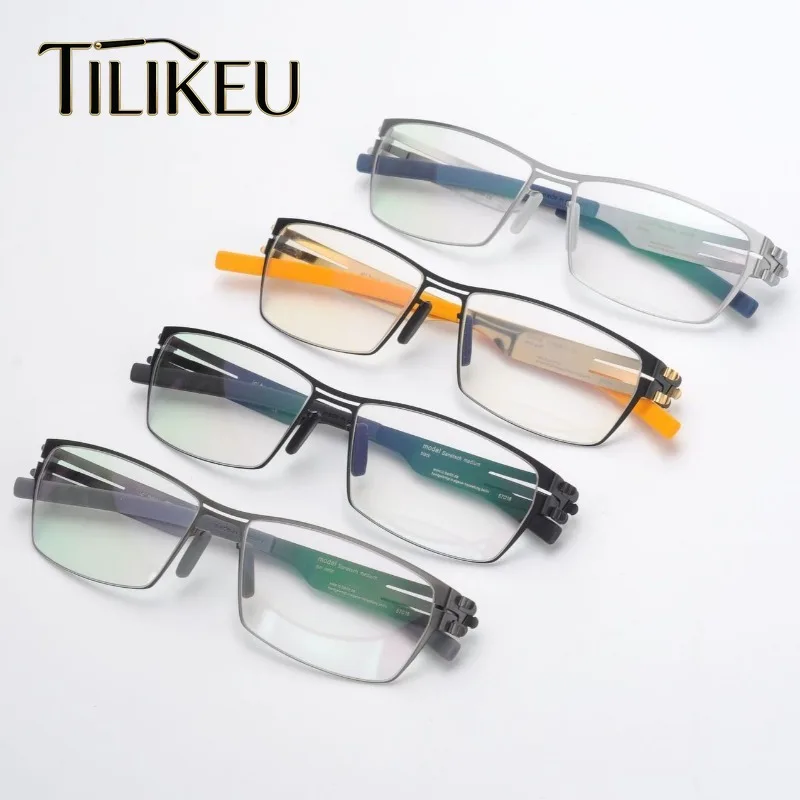 2026 German Designer Screwless Eyewear Aviation Stainless Steel Square Retro Men Eyeglasses Frame Computer Reading Glasses Frame
2026 German Designer Screwless Eyewear Aviation Stainless Steel Square Retro Men Eyeglasses Frame Computer Reading Glasses Frame